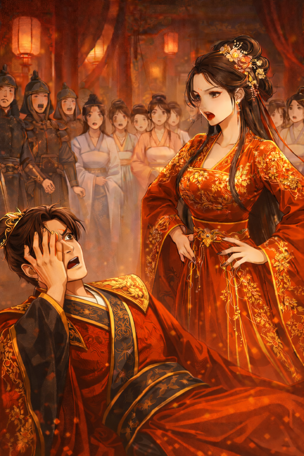 Đêm Hòa Thân Thay Gả, Ta Đánh Bạo Quân Thành Mắt Gấu Trúc