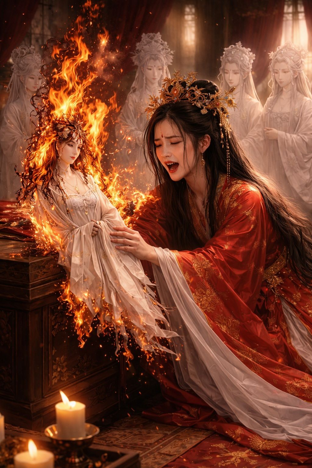 Đốt 10 Mỹ Nhân Giấy Cho Vương Gia, Hắn Sống Lại