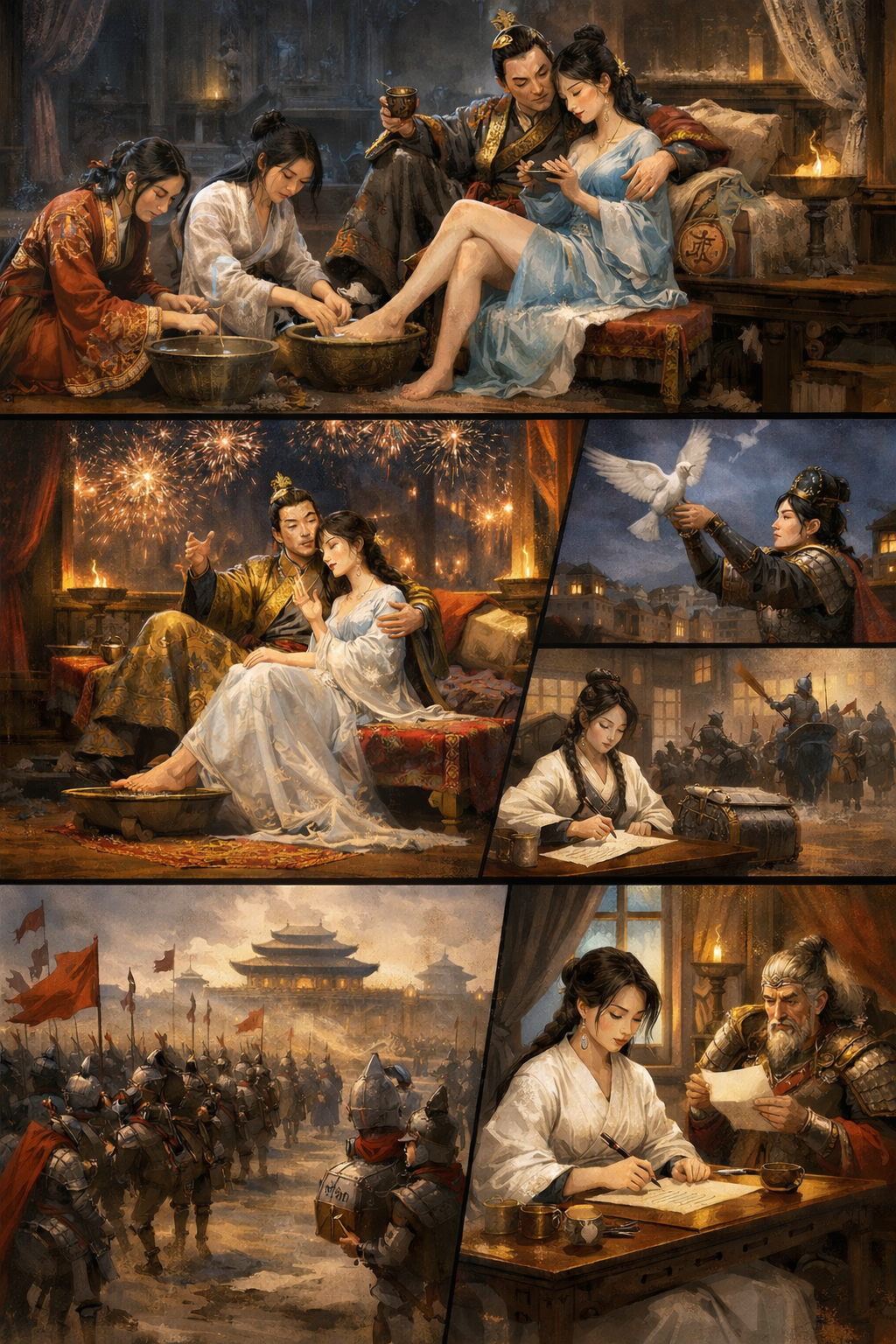 Bị phế nhập lãnh cung, ba vị quý phi liên thủ bỏ hoàng đế